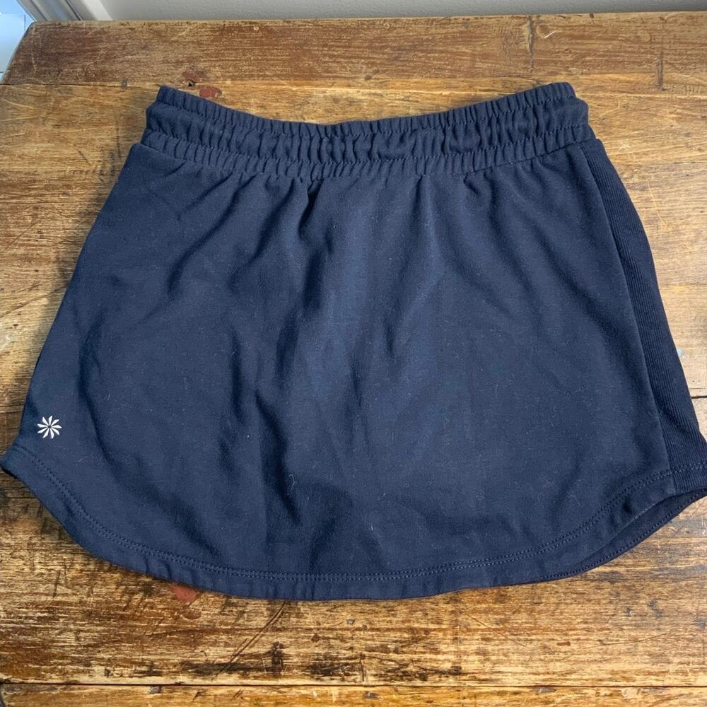 Athleta Girl Navy Skort size medium 8/10 - Picture 3 of 4
